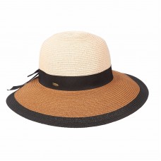 Ladies Fashion Tricolor Hat by Dorfman Pacific LP196 One Size  eb-31992875